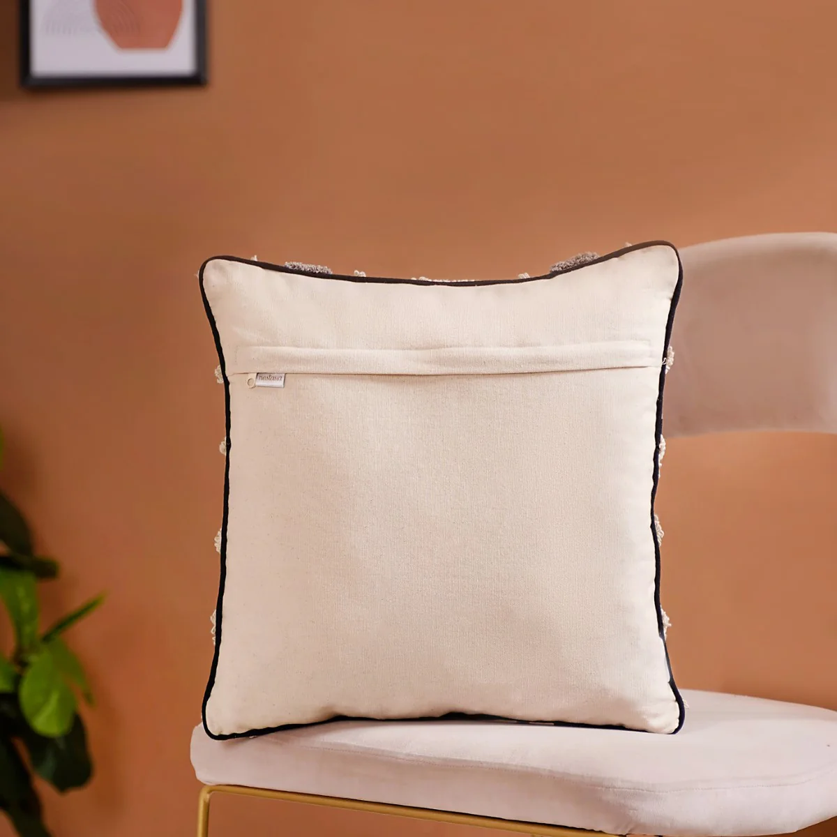 Hexagon Pattern Accent Cushion Cover 15x15 Inch - Image 7