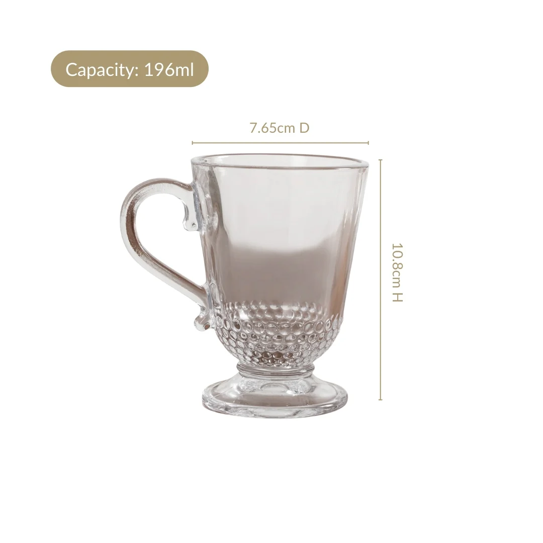 Hobnail Irish Coffee Glass Set Of 6 196ml - Image 4