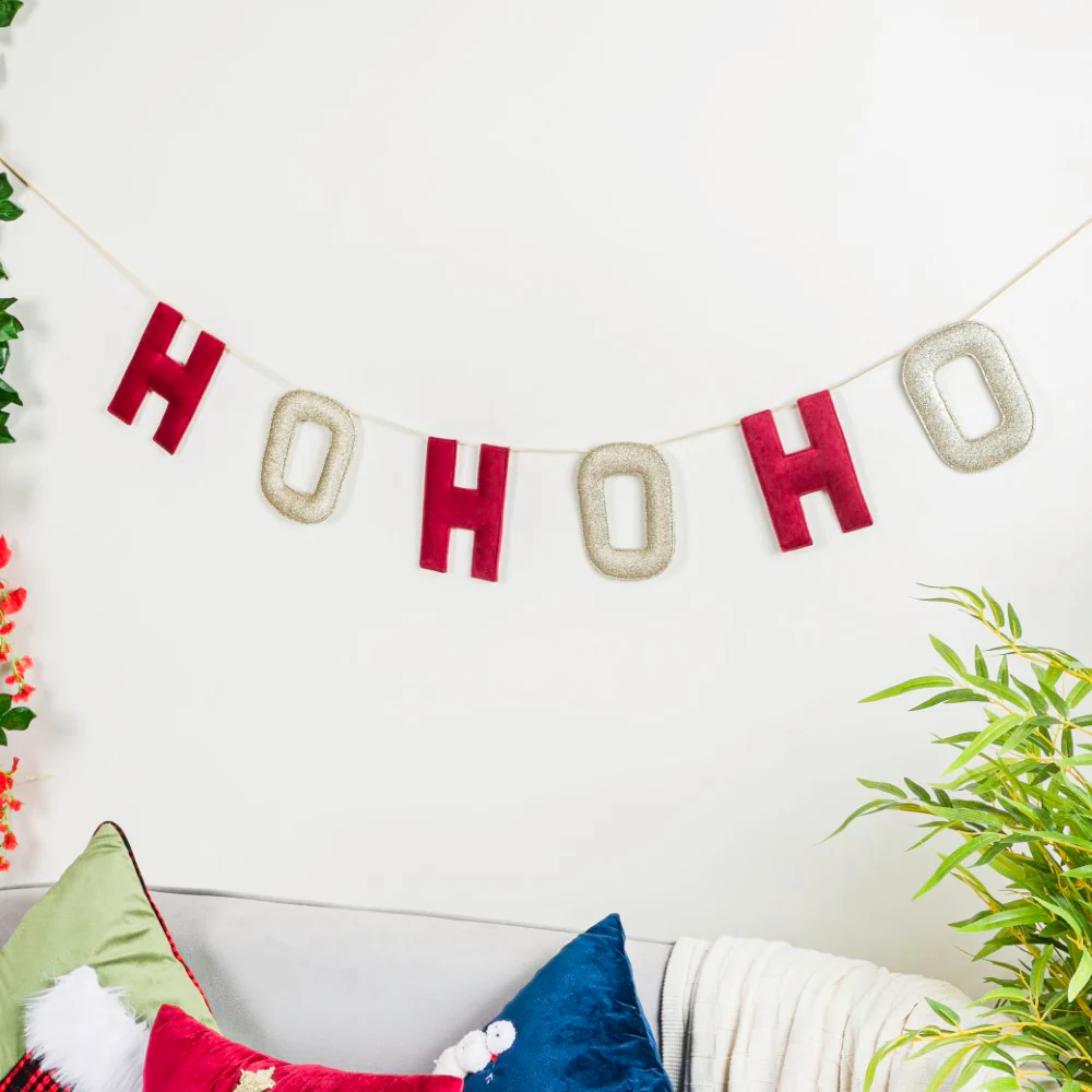 HOHOHO Christmas Bunting 98 Inch - Image 5
