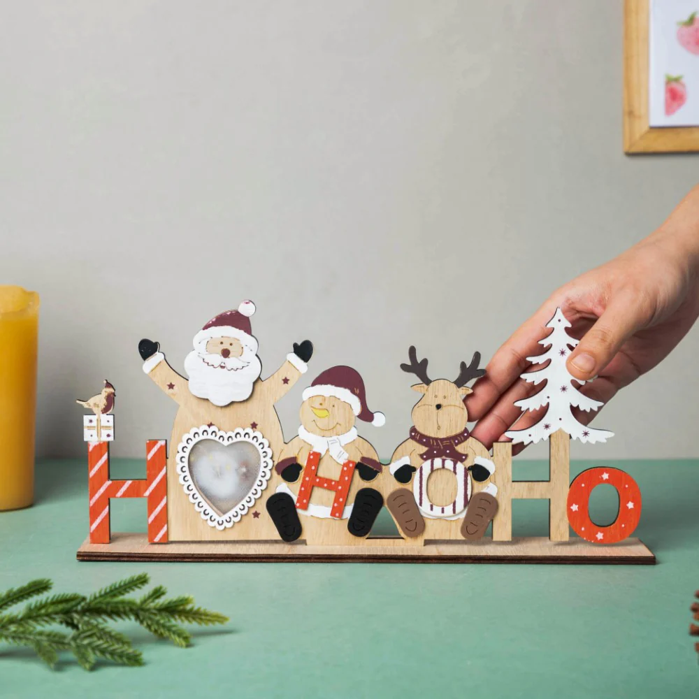 HOHOHO Christmas LED Light Family Showpiece 12 Inch - Image 2