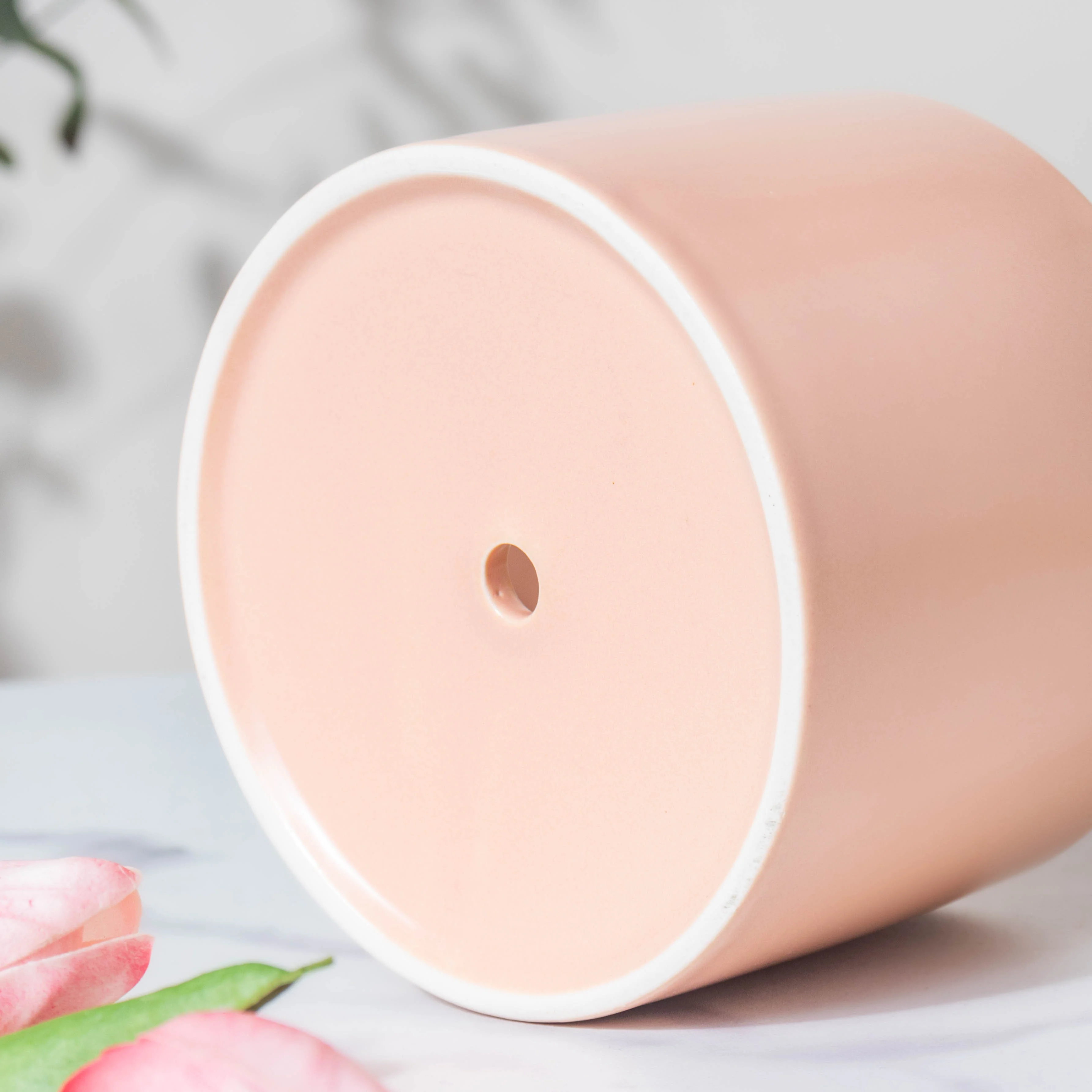 Home Ceramic Planter With Stand Pink - Image 5