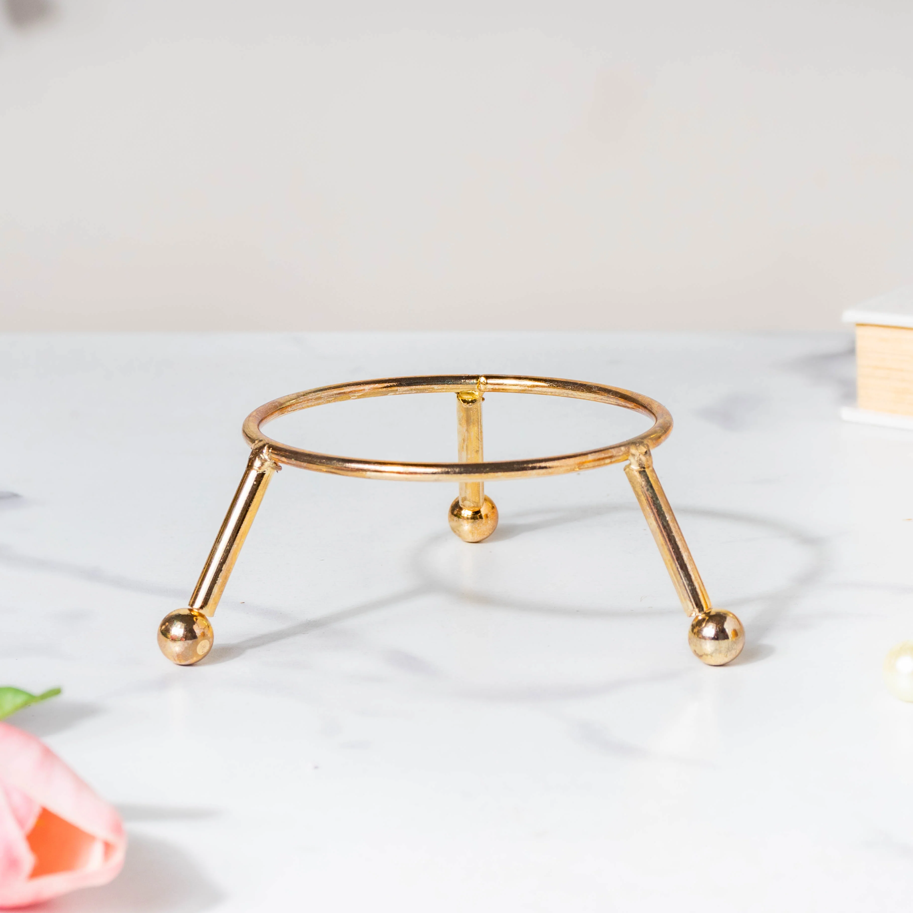 Home Ceramic Planter With Stand Pink - Image 6