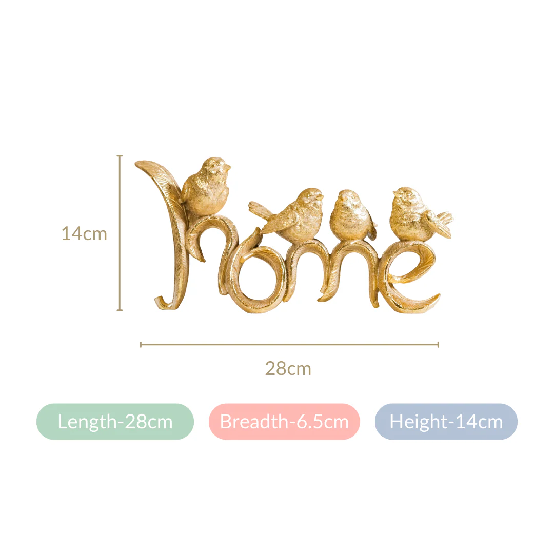 Home Of Birds Gold Showpiece - Image 6
