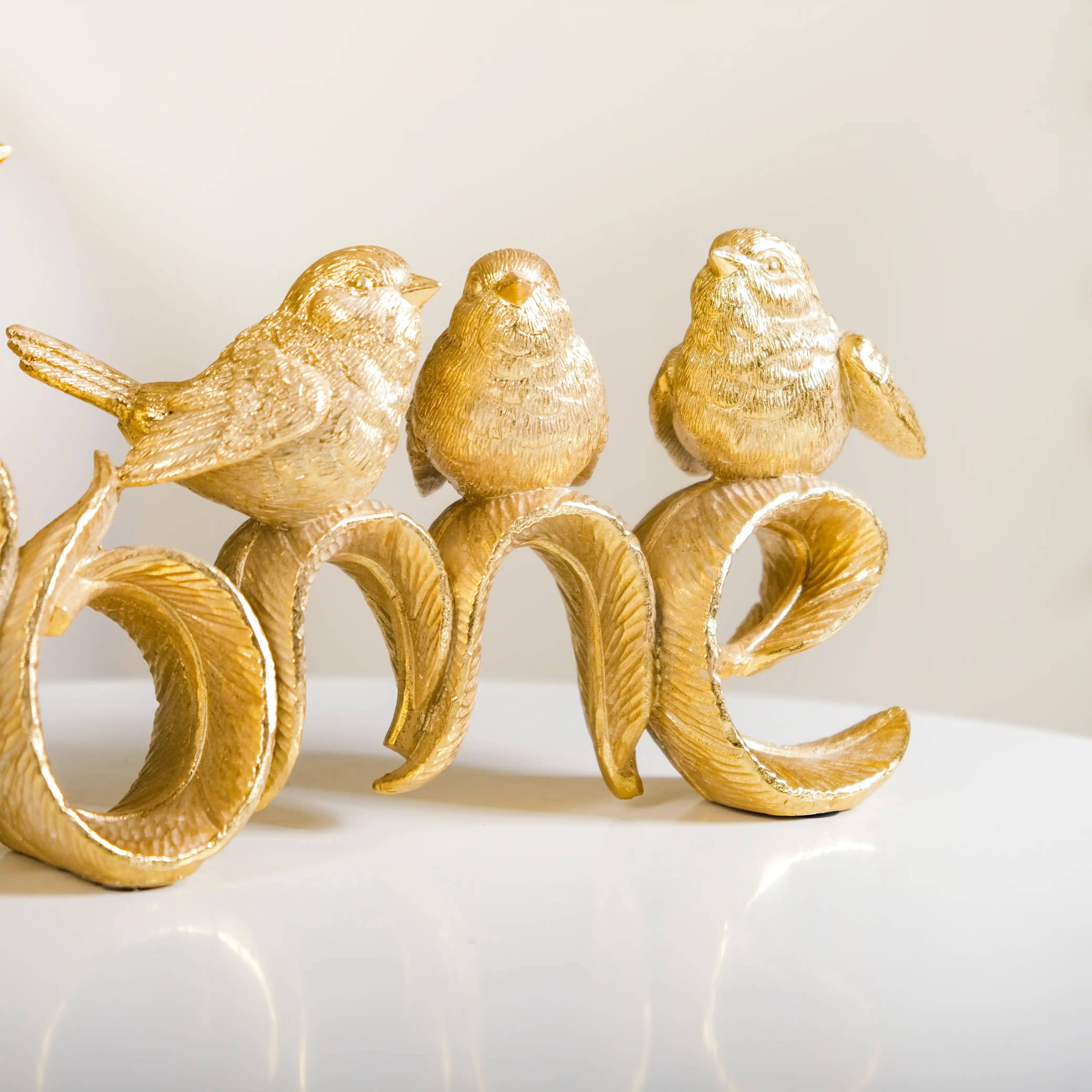 Home Of Birds Gold Showpiece - Image 8