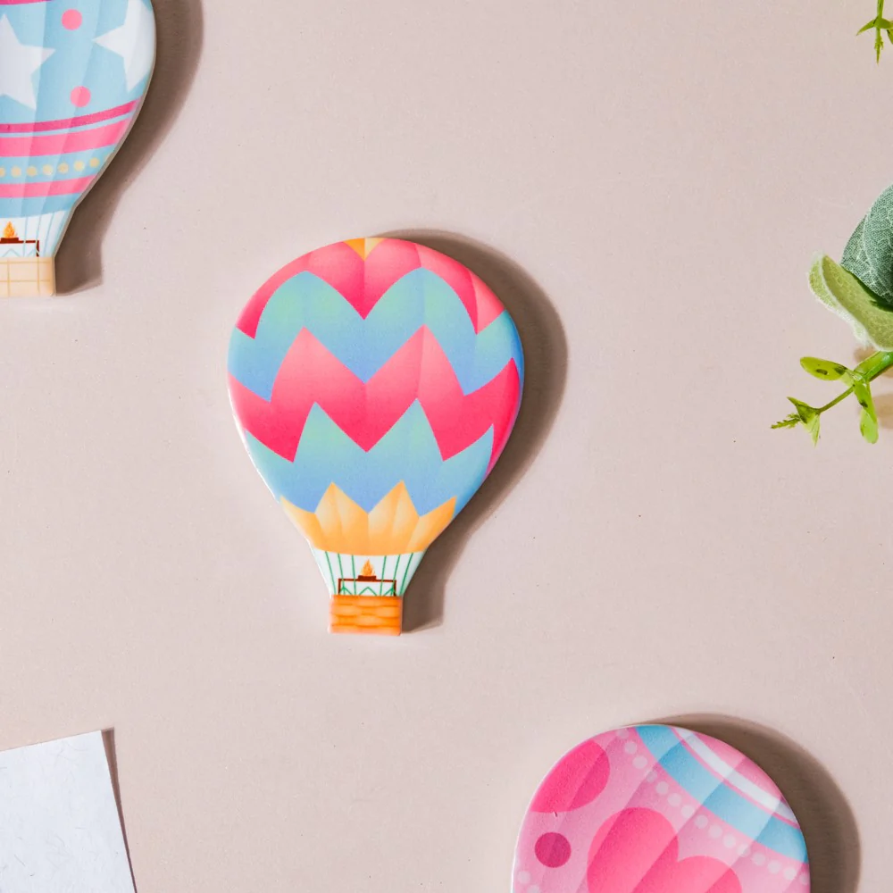 Hot Air Balloon Fridge Magnet Set Of 3 - Image 5