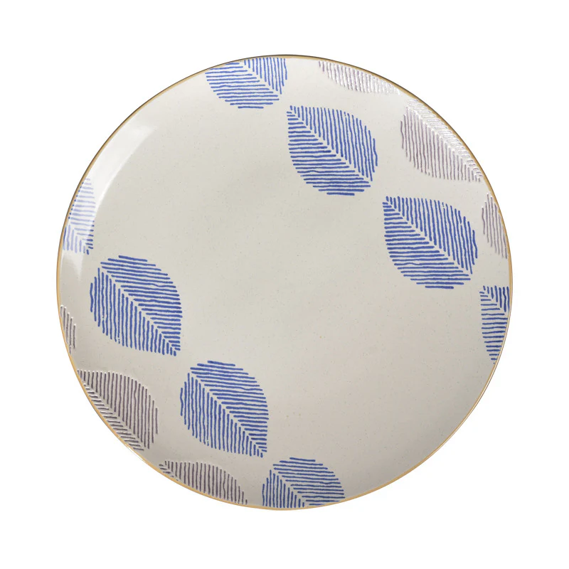 House of Eden Patterned Leaf Dinner Plate 11 Inch - Image 17
