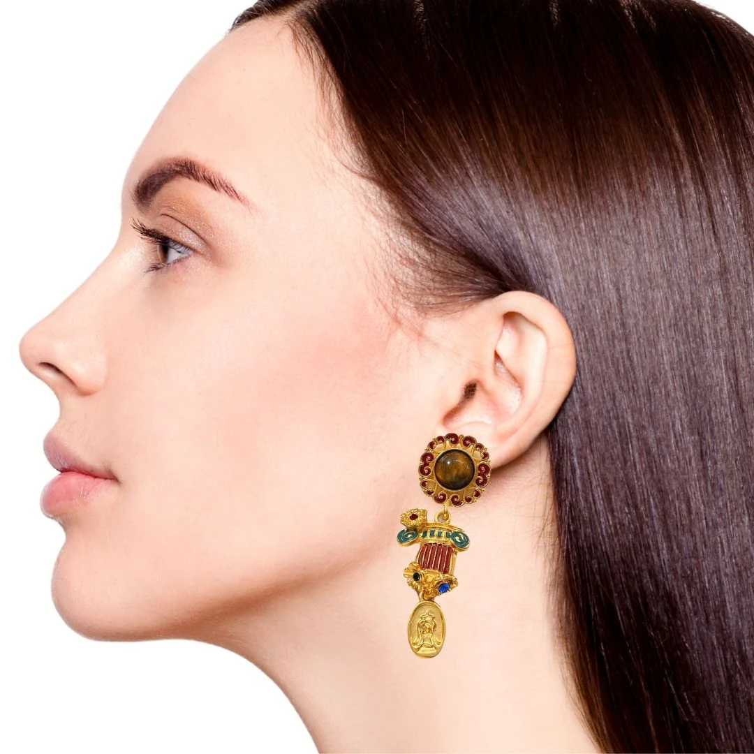 Imperial Grace Dangle Earrings - Image 5