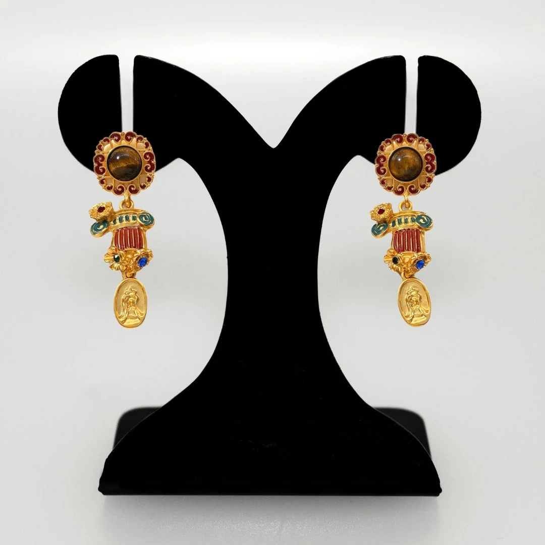 Imperial Grace Dangle Earrings - Image 6