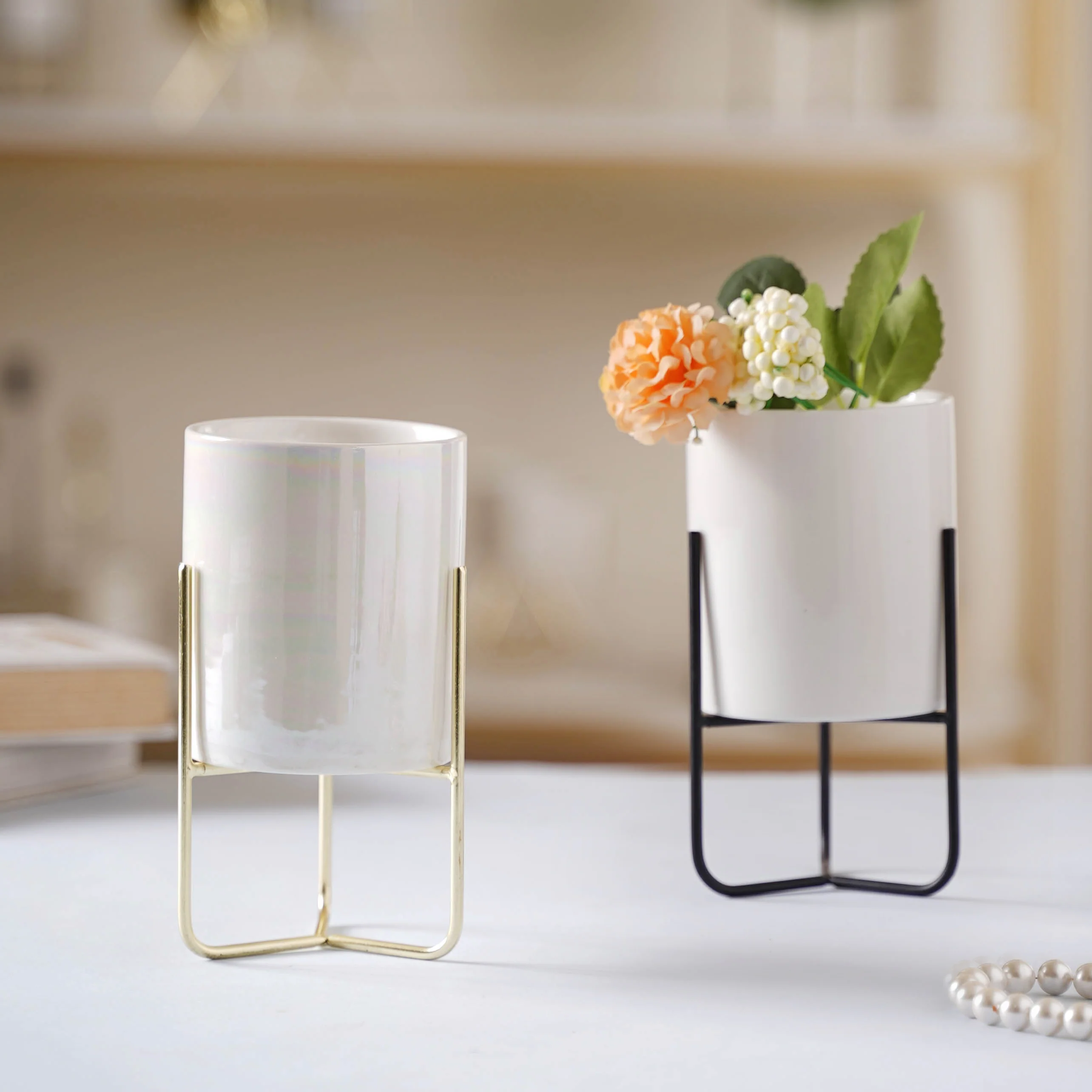 Indoor Porcelain Planters Large - Image 3