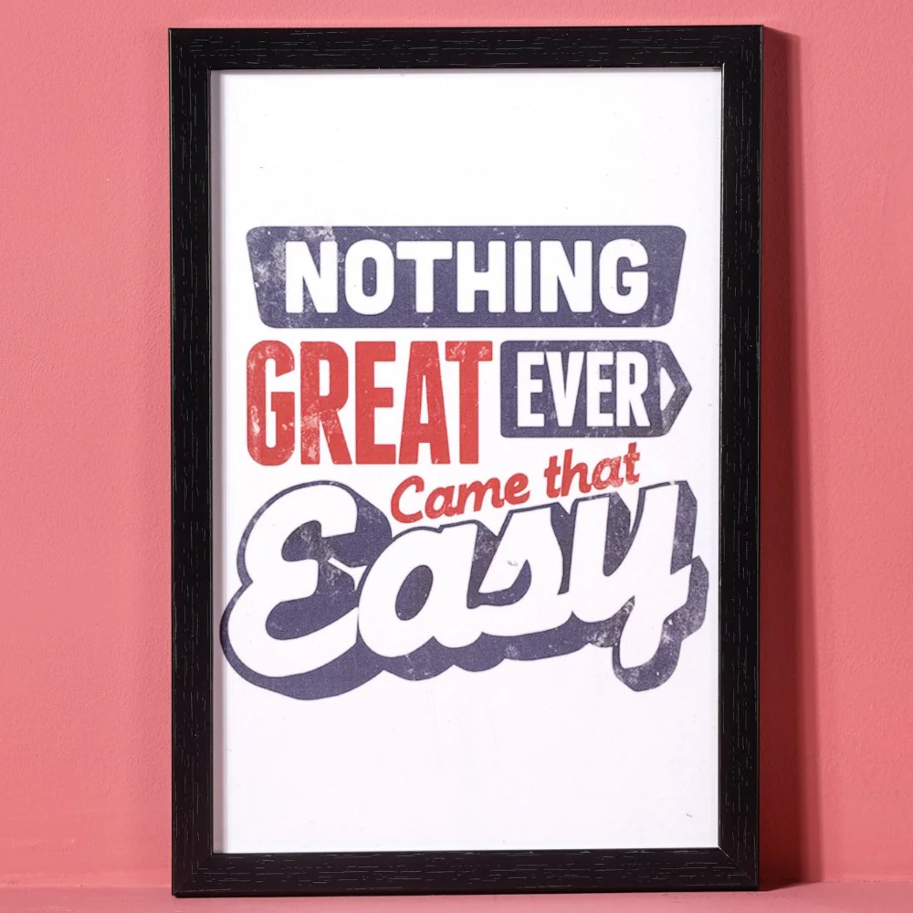 Inspirational Quote Framed Poster 13x9 Inch - Image 3