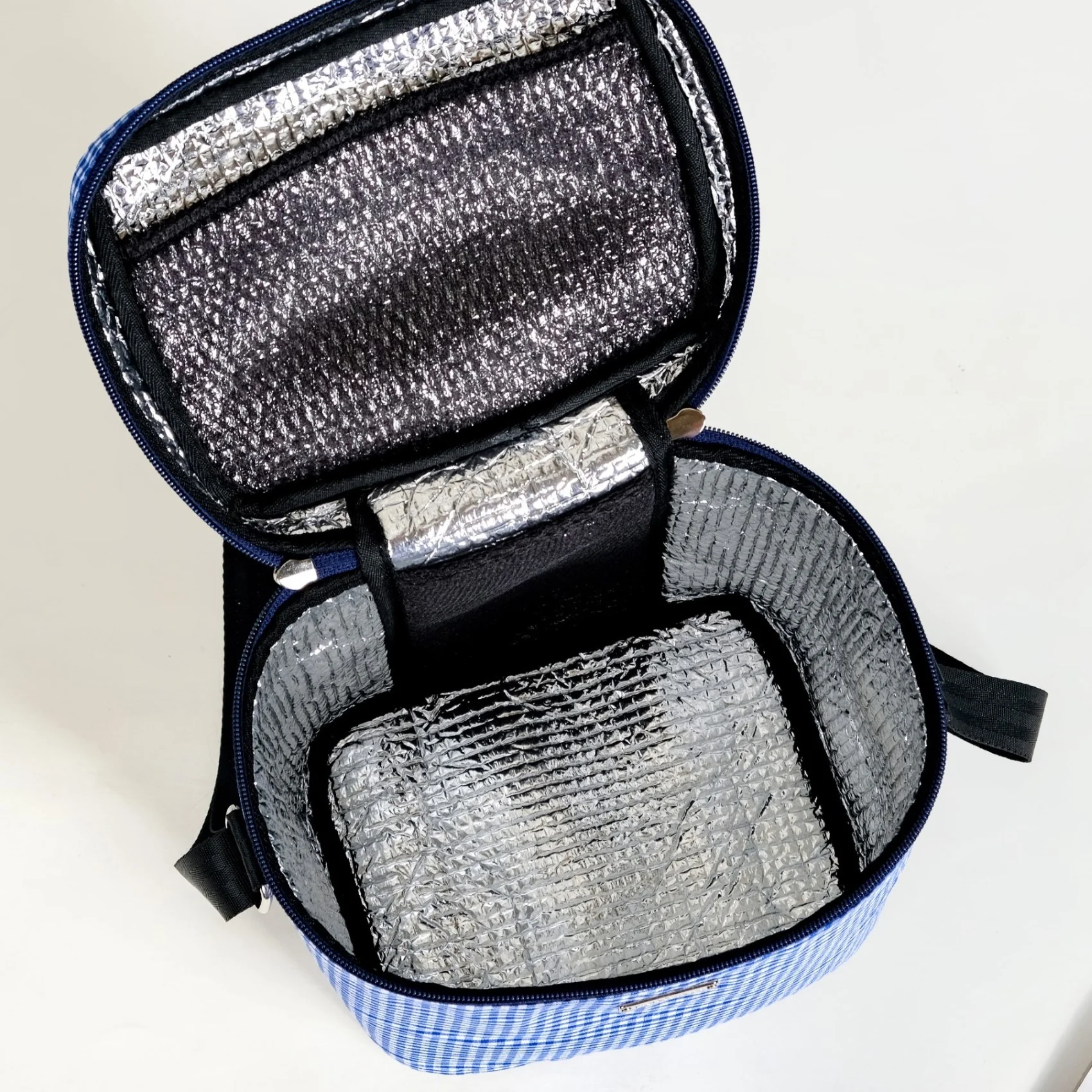 Insulated Lunch Bag And Glass Lunch Box Blue - Image 8