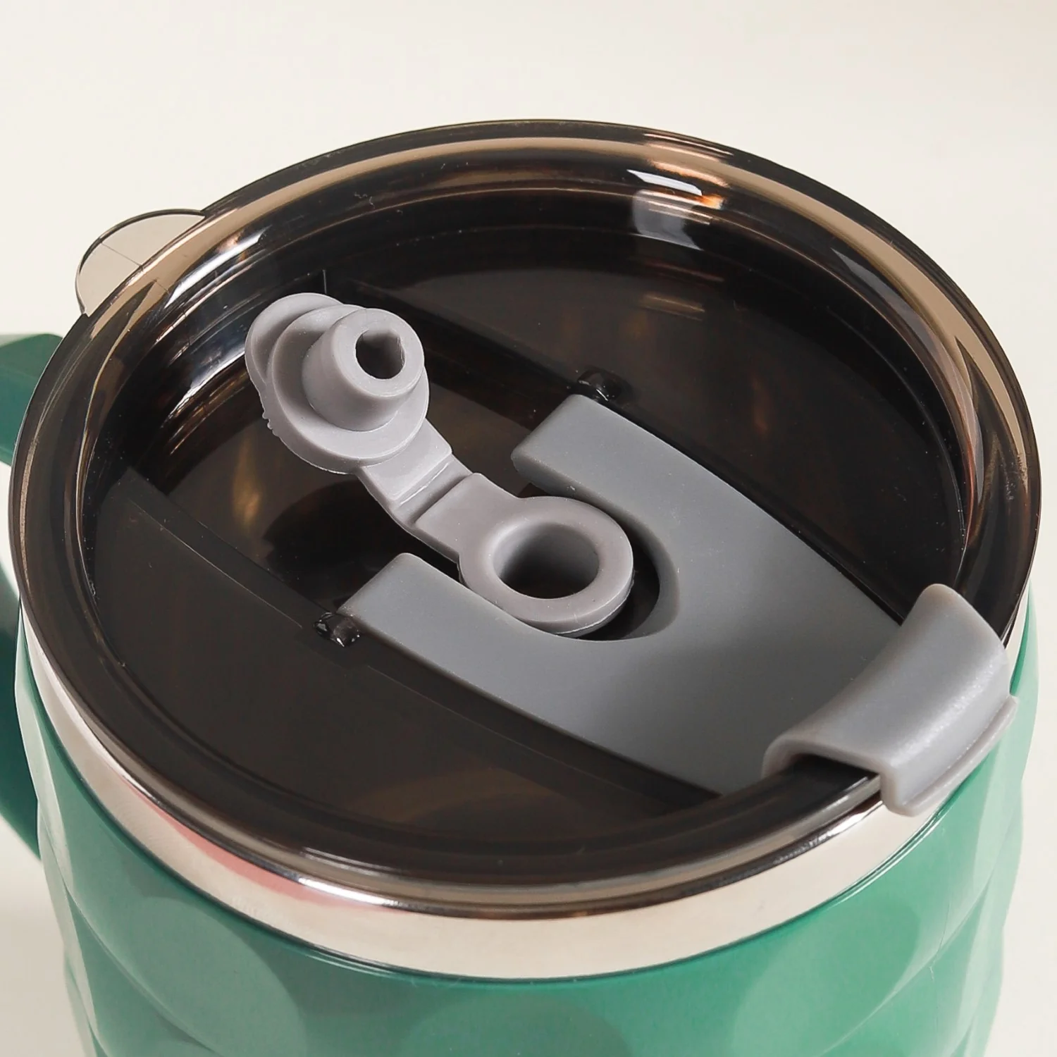 Portable Coffee Mug With Lid Green 400ml - Image 18