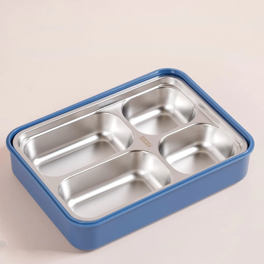 Blue insulated stainless steel tiffin box - Image 12