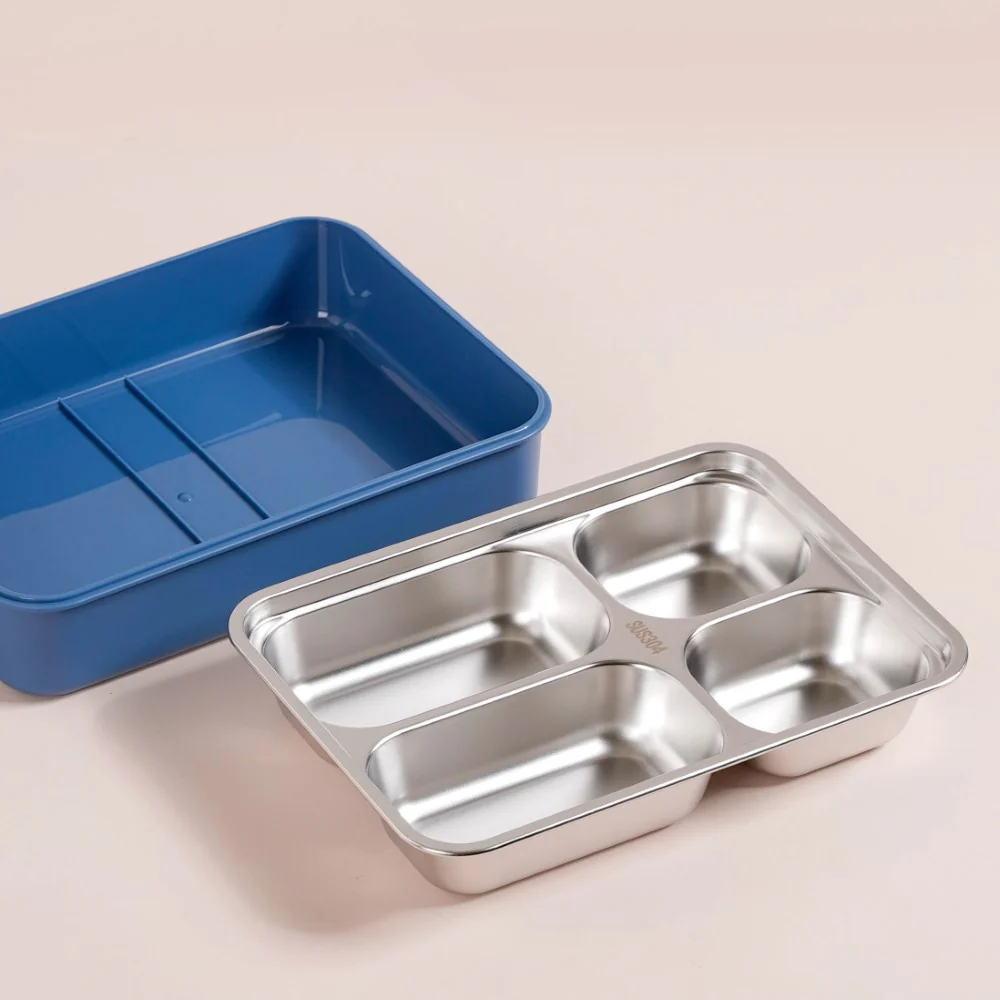 Blue insulated stainless steel tiffin box - Image 13
