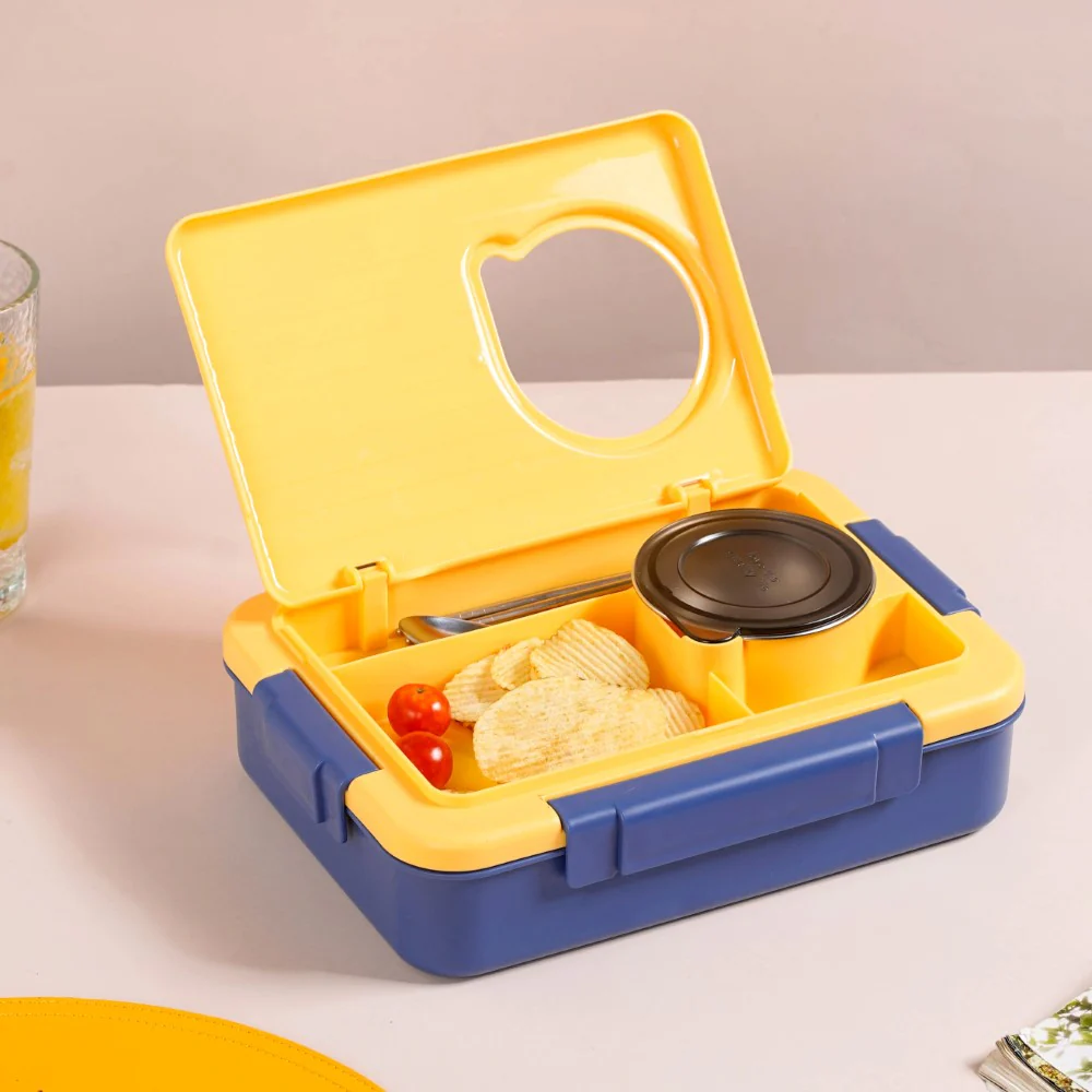 Blue insulated stainless steel tiffin box - Image 19