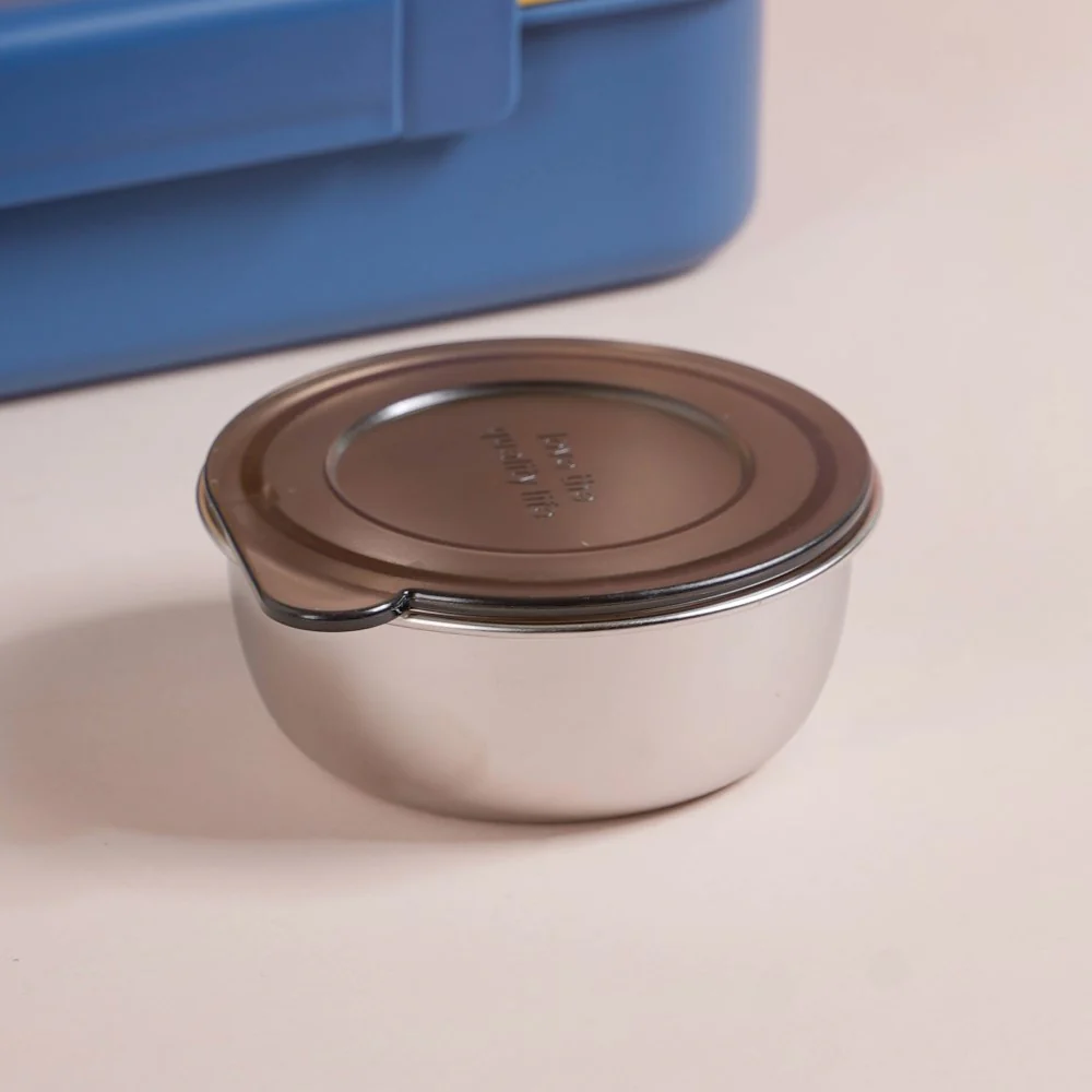 Blue insulated stainless steel tiffin box - Image 27