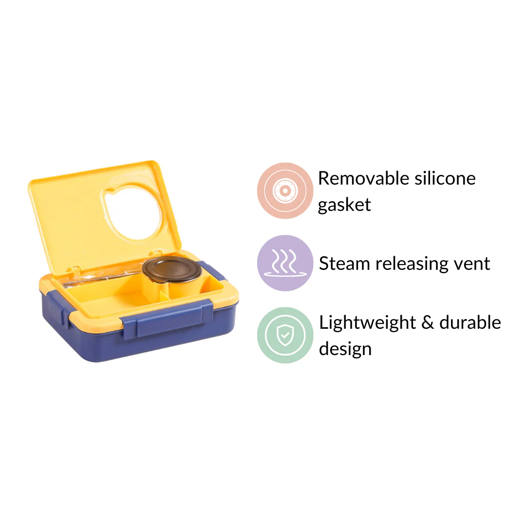 Blue insulated stainless steel tiffin box - Image 8