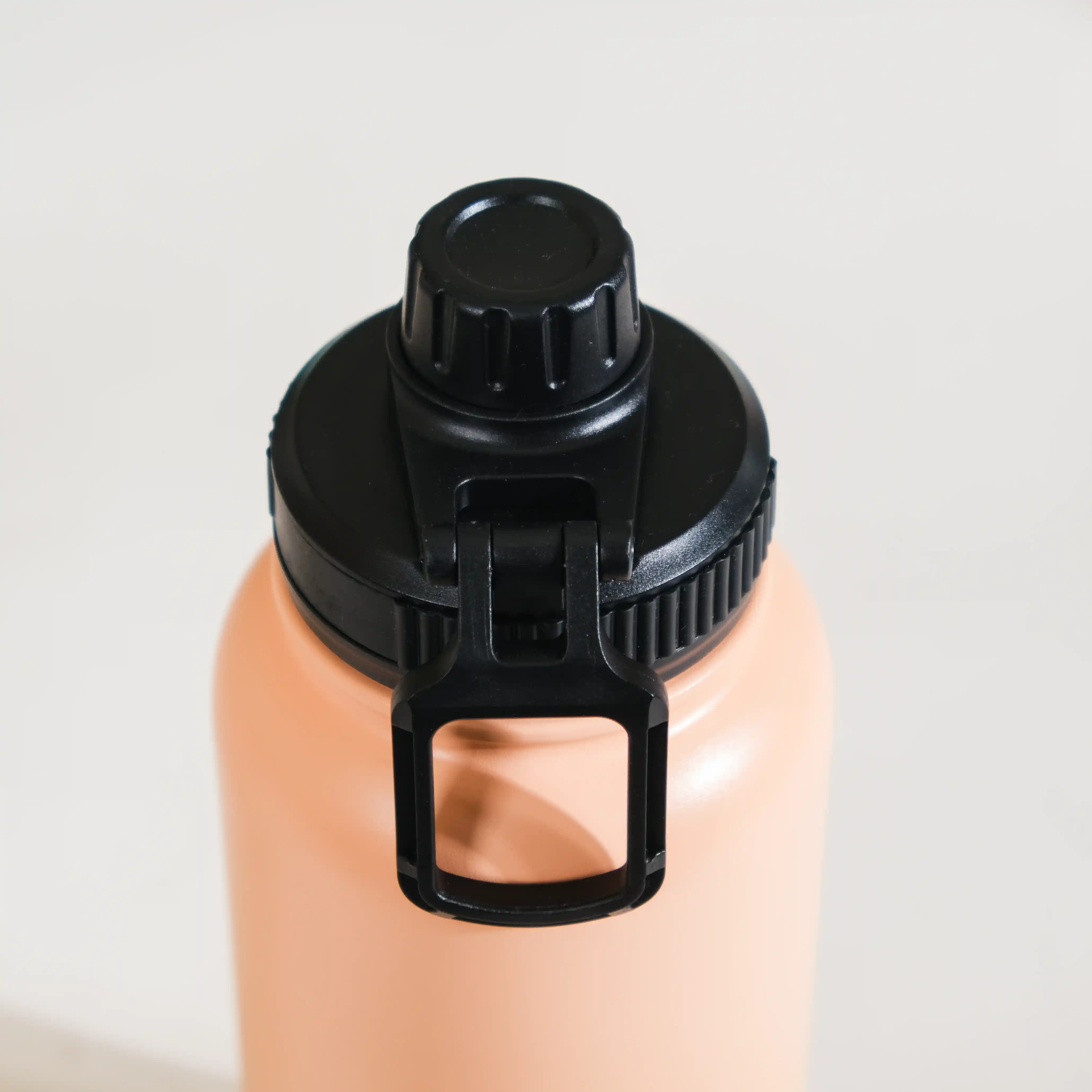 Insulated Thermos Stainless Steel Water Bottle Peach 1L - Image 5