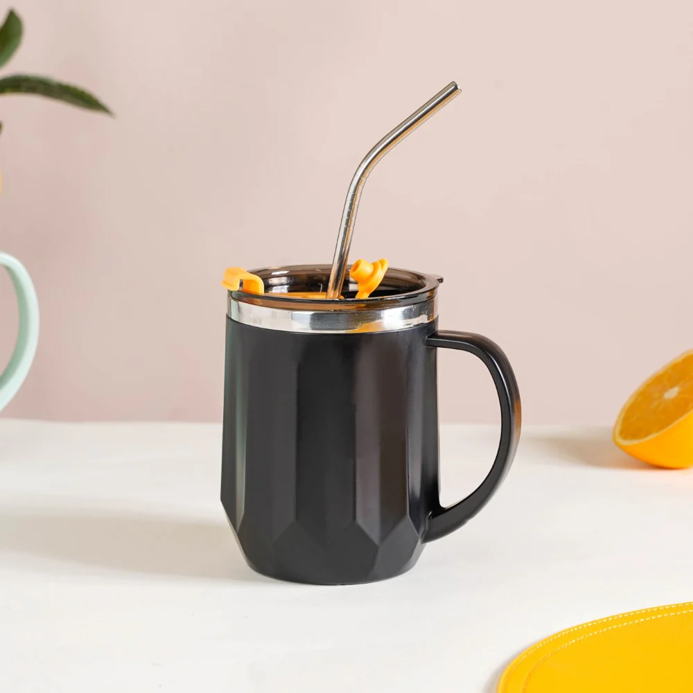 Travel Mug For Tea & Coffee Black 400ml - Image 14