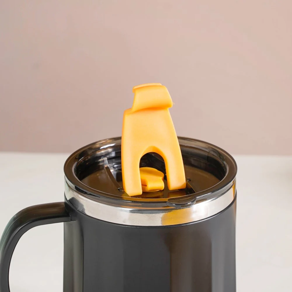 Travel Mug For Tea & Coffee Black 400ml - Image 16