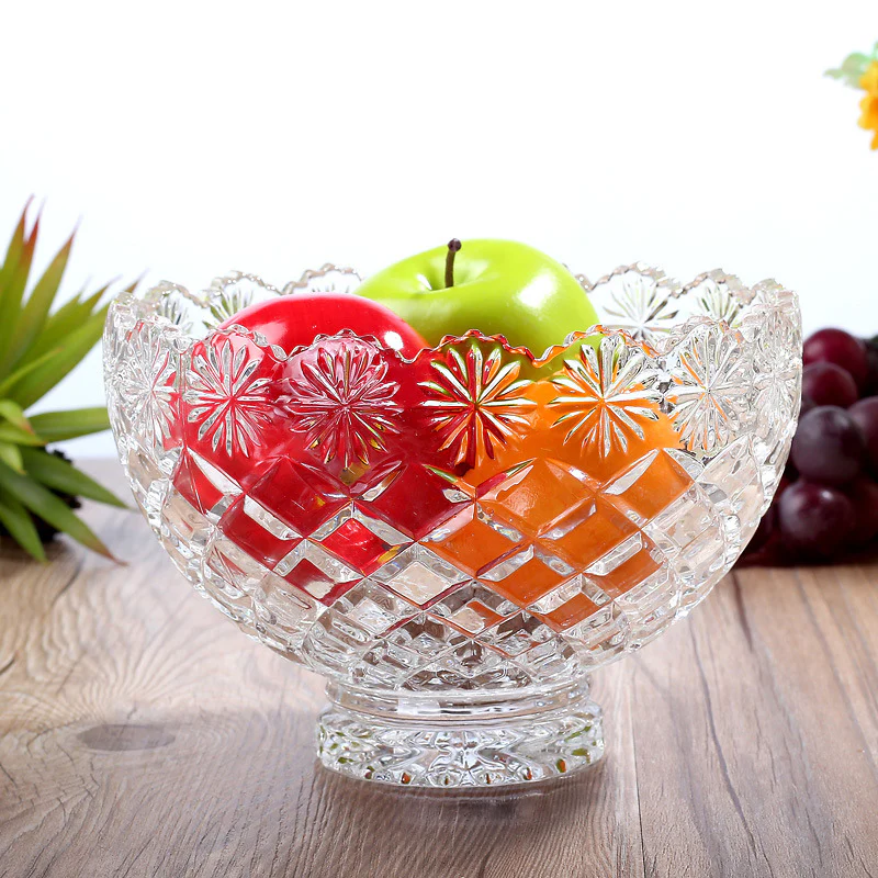 Intricate Glass Serving Bowl - Image 7