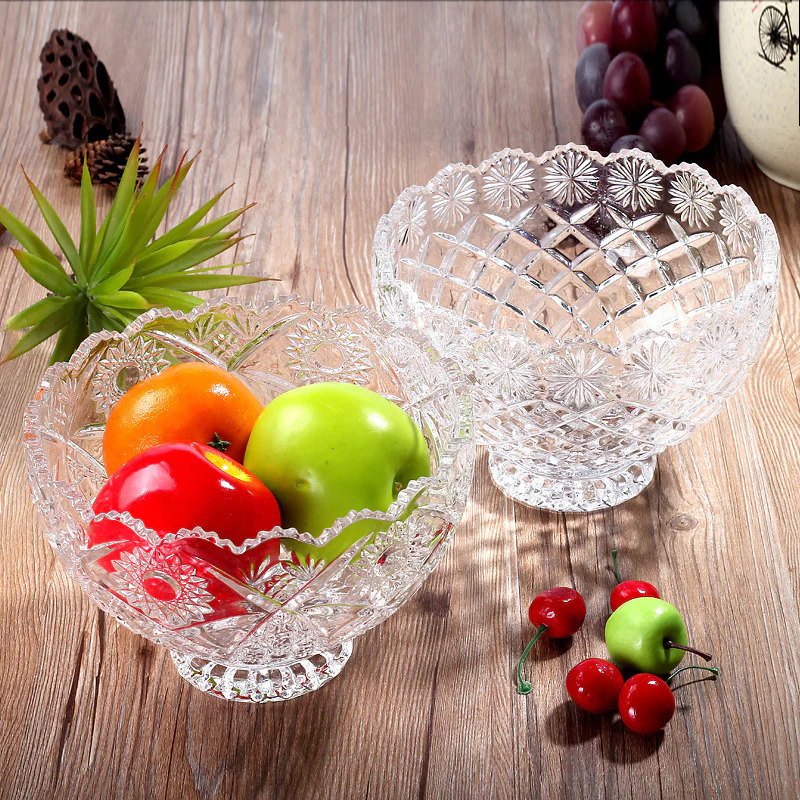 Intricate Glass Serving Bowl - Image 8