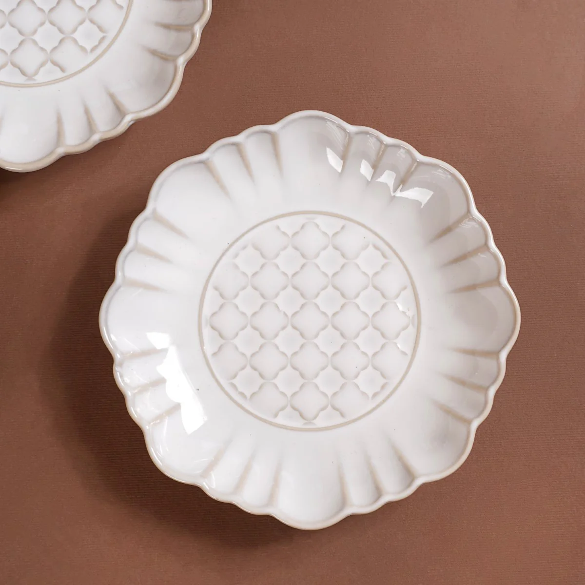 Ivory Dessert Plate Set Of 4 6 Inch - Image 7