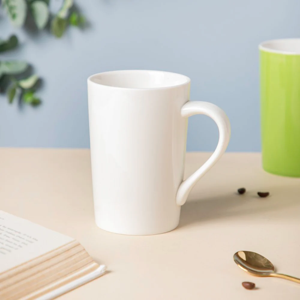 Ivory White Glossy Mug 350 ml