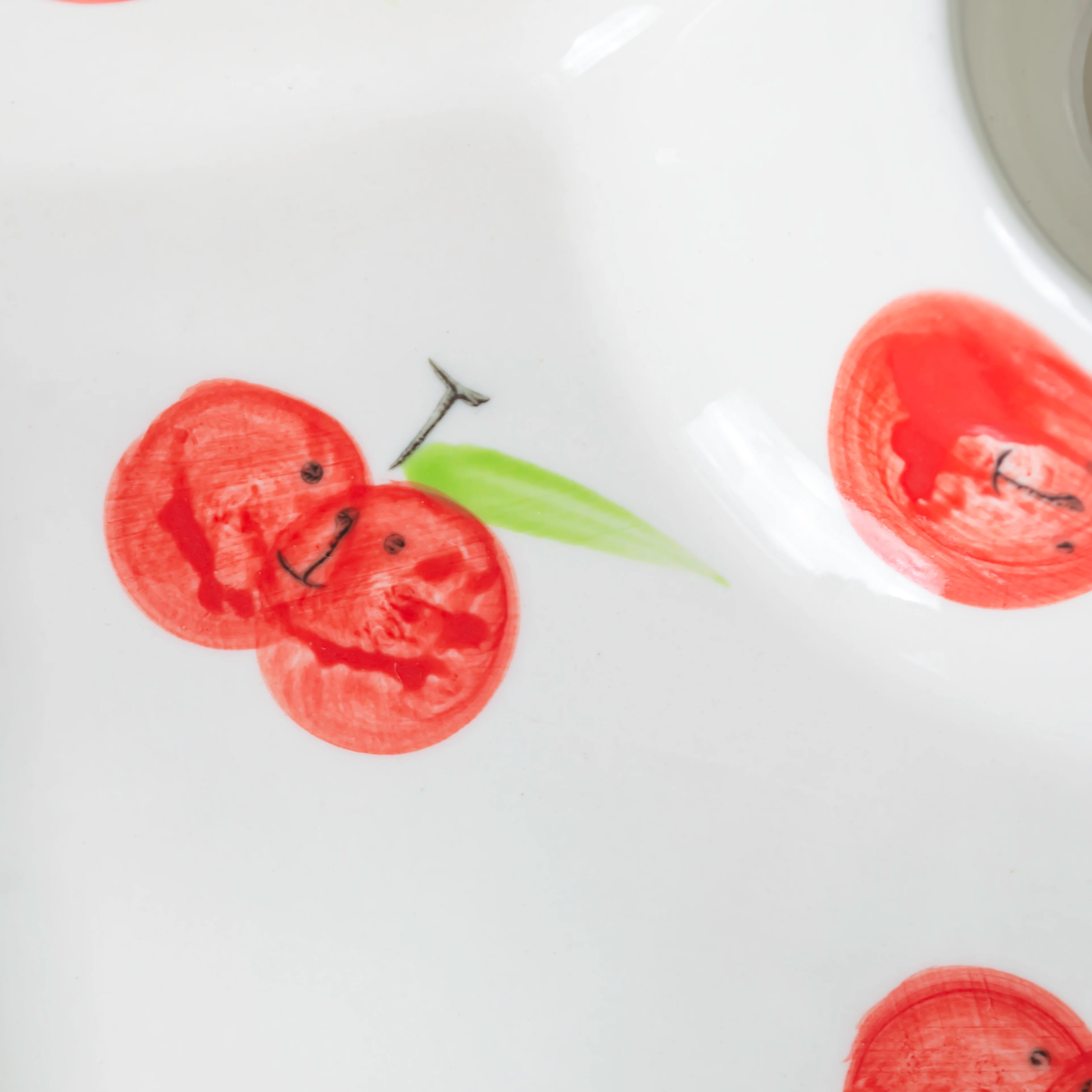Jamming With Cranberry Sectioned Plate Red - Image 8