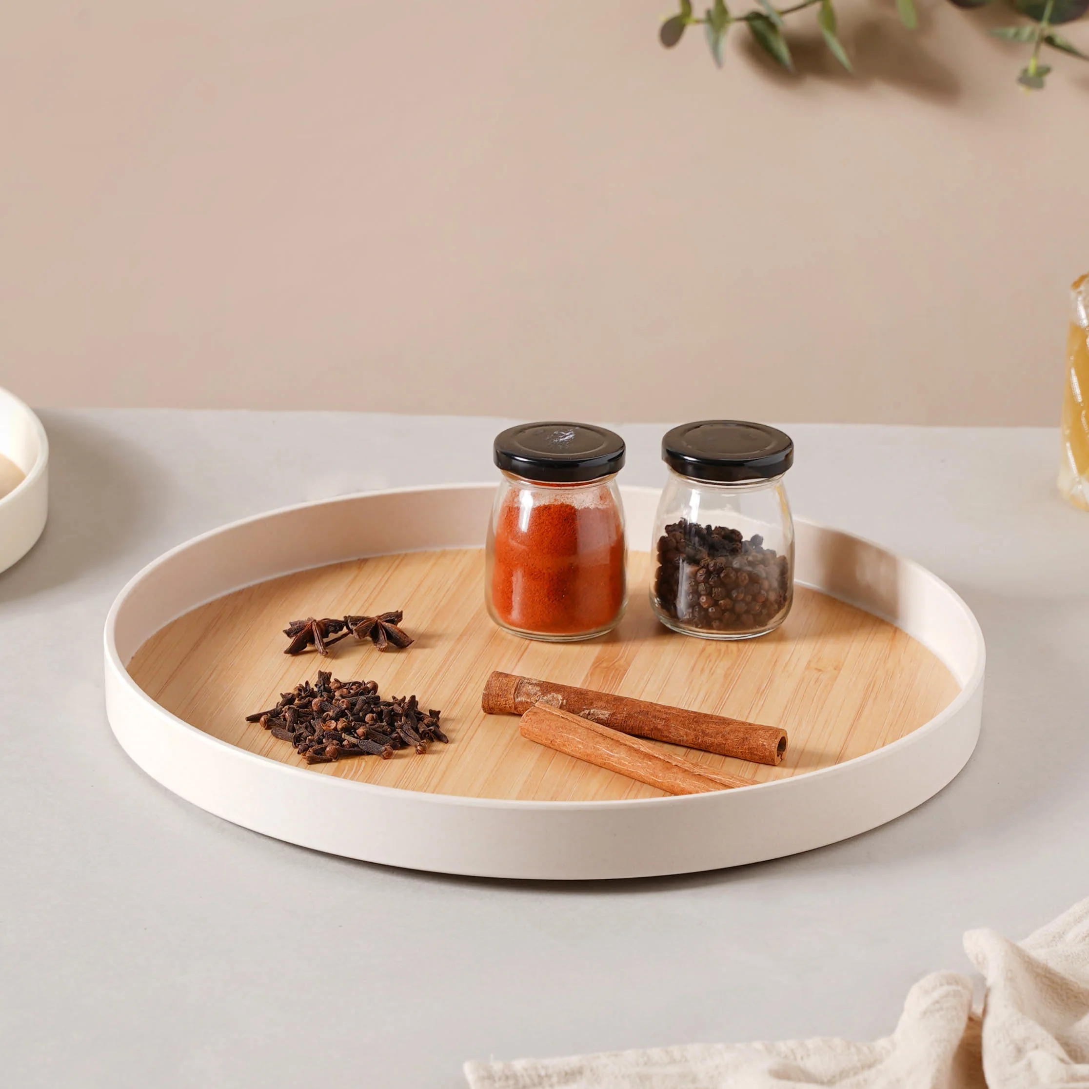 Japanese Bamboo Tea Tray - Image 3
