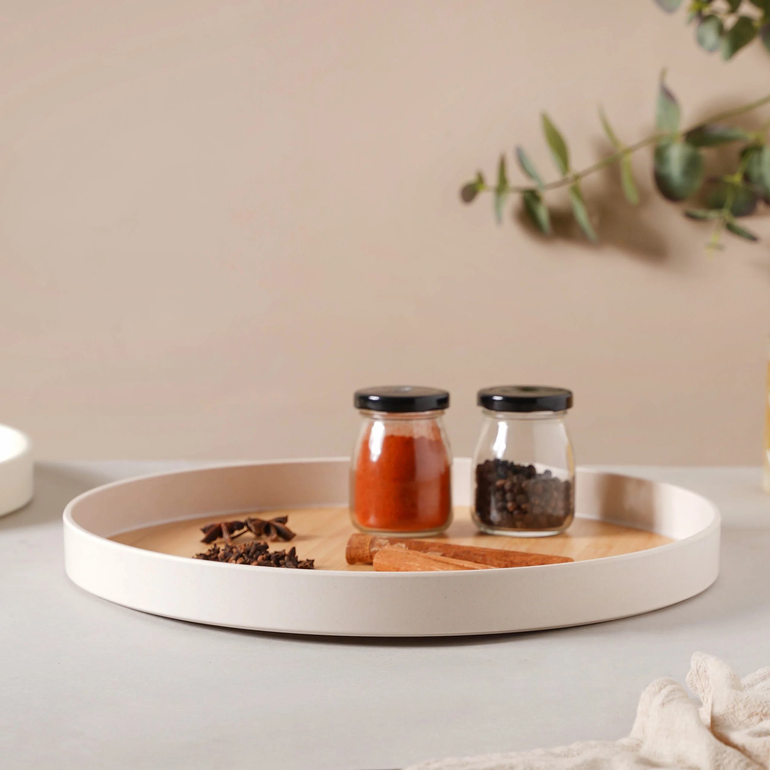 Japanese Bamboo Tea Tray - Image 5