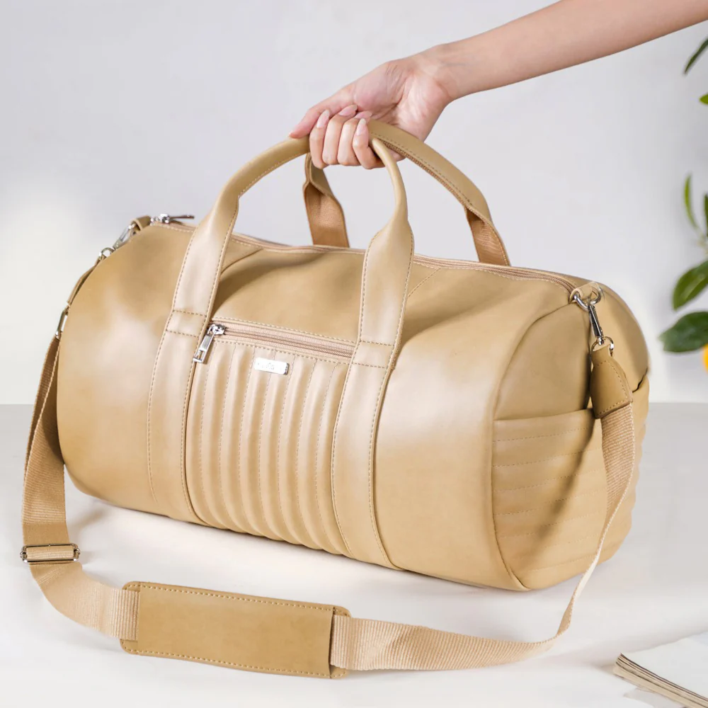 Jet-Setter Duffel Bag Beige Set Of 2 - Image 5