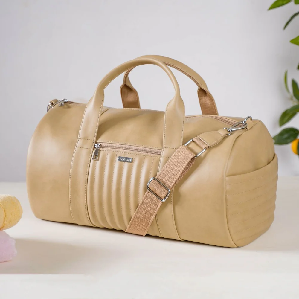 Jet-Setter Duffel Bag Beige Set Of 2 - Image 7