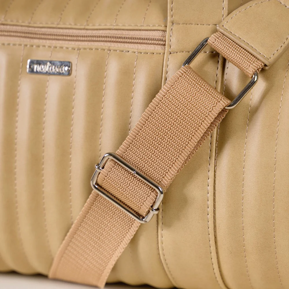 Jet-Setter Duffel Bag Beige Set Of 2 - Image 8