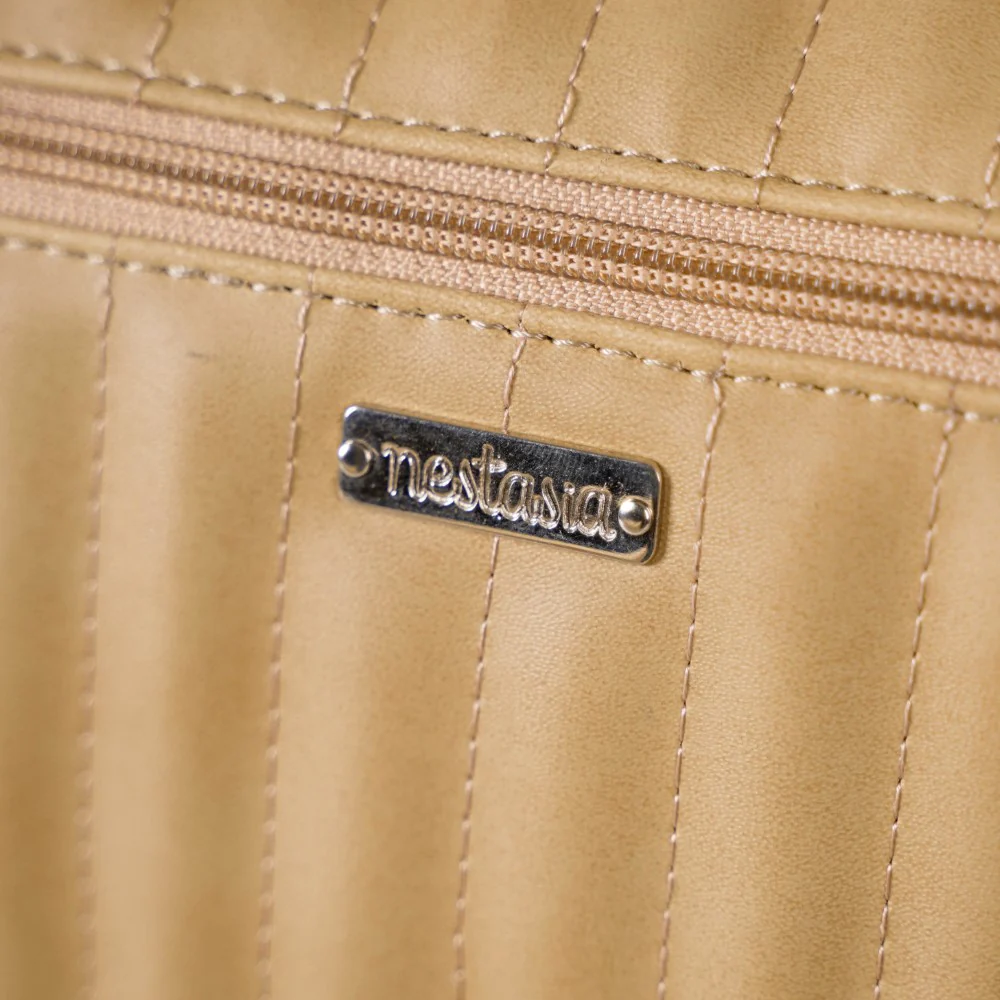 Jet-Setter Duffle Bag Beige Small 14x7 Inch - Image 11