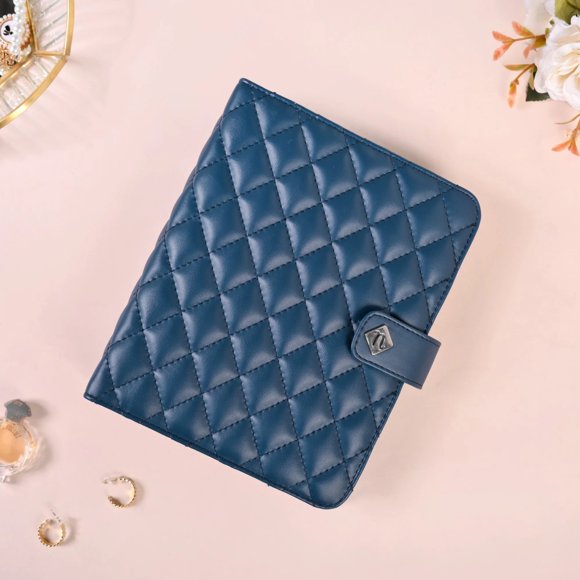 Jewellery Organising Folder Blue