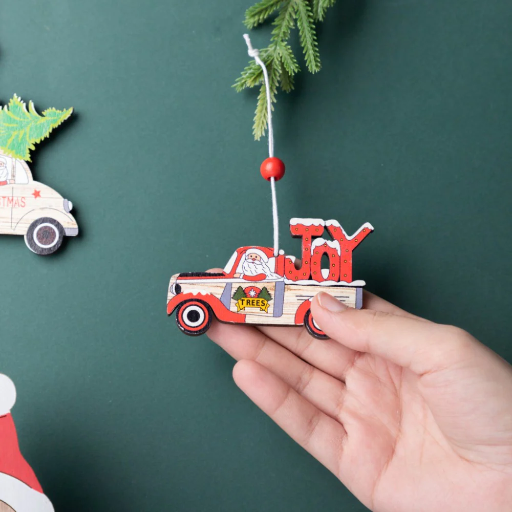 Joy Christmas Hanging Ornament Decoration - Image 2