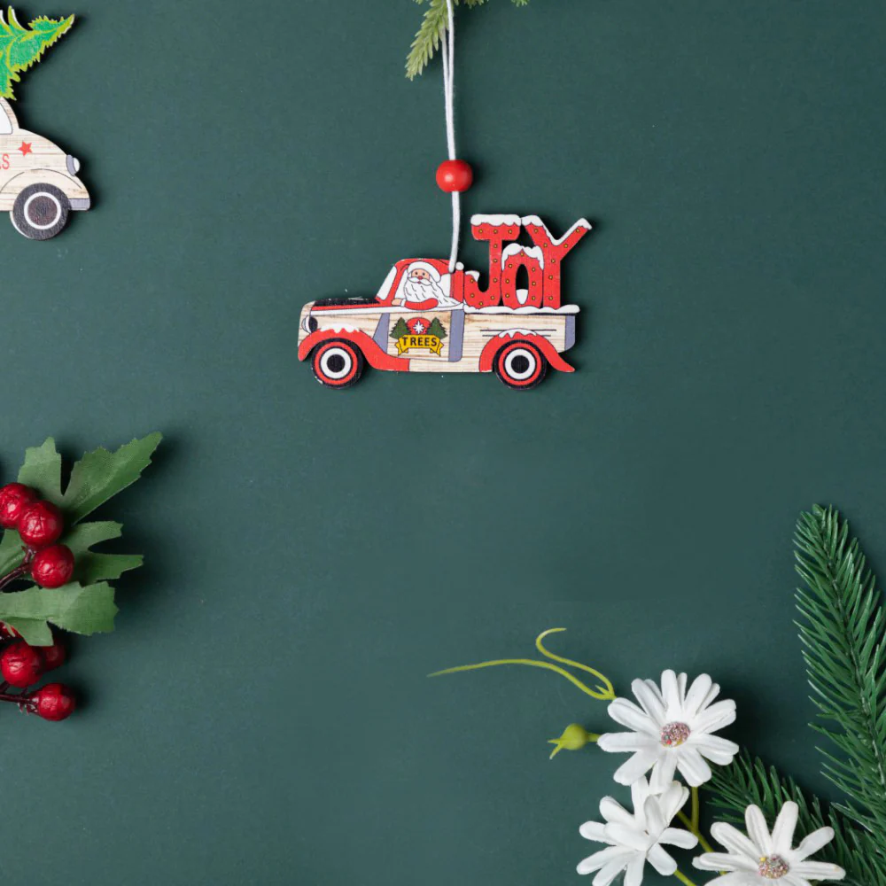 Joy Christmas Hanging Ornament Decoration - Image 3
