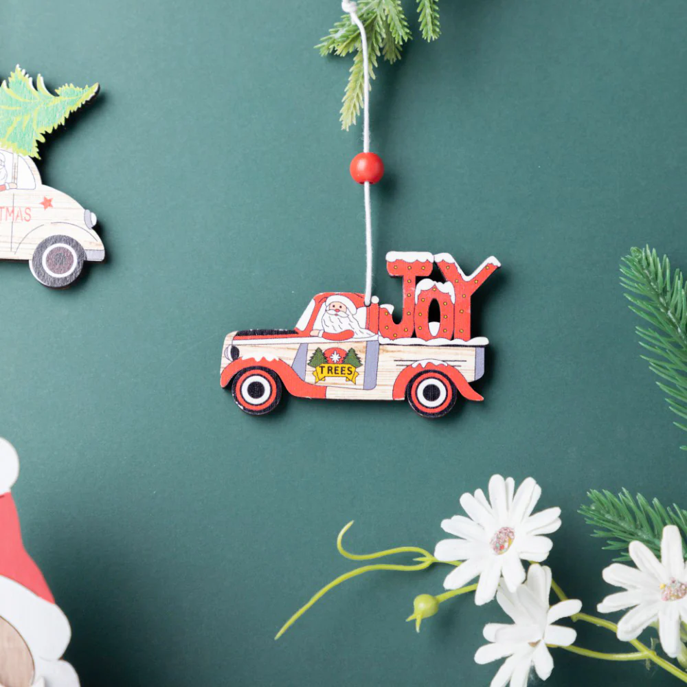 Joy Christmas Hanging Ornament Decoration - Image 4