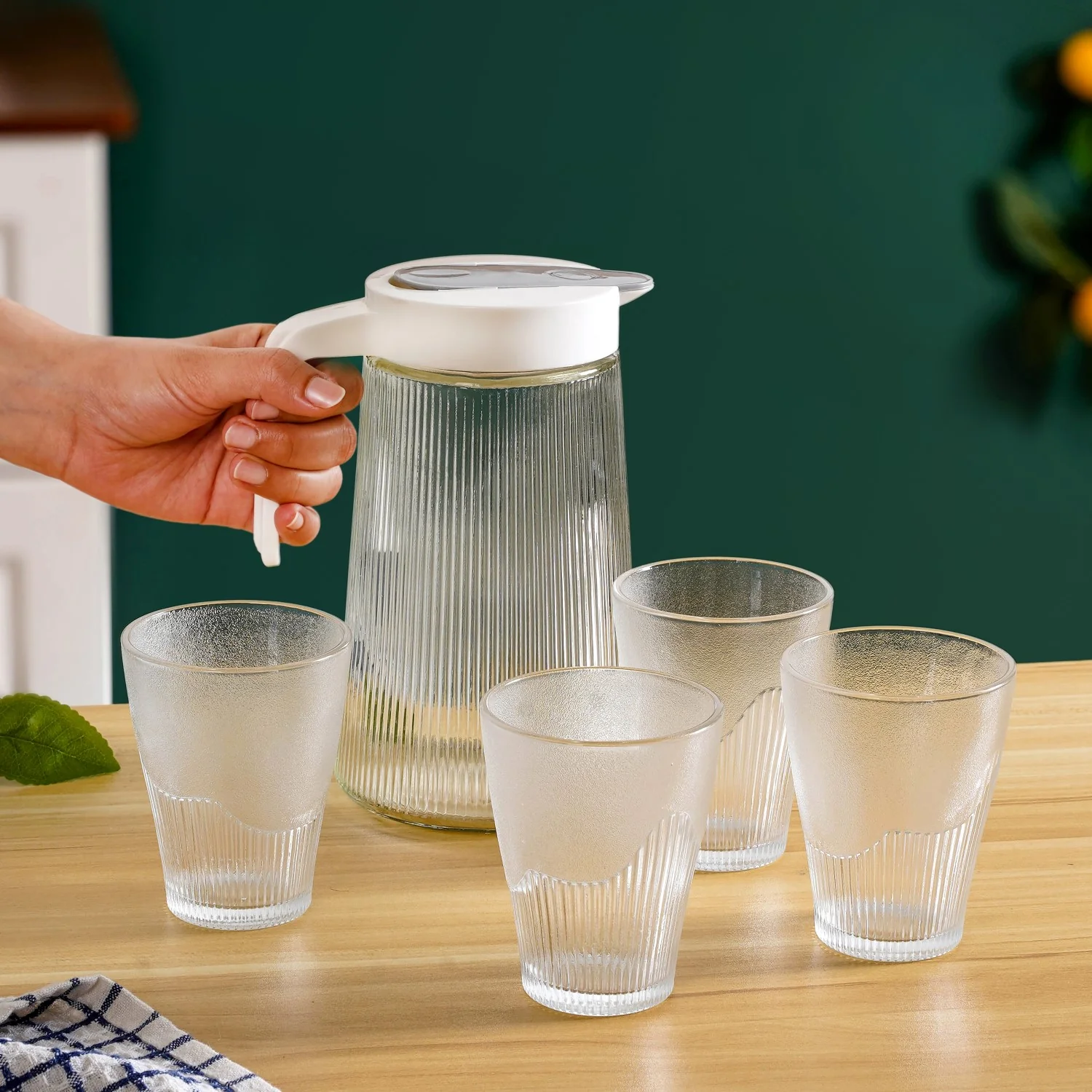 Jug And Glass Set Of 5 - Image 2