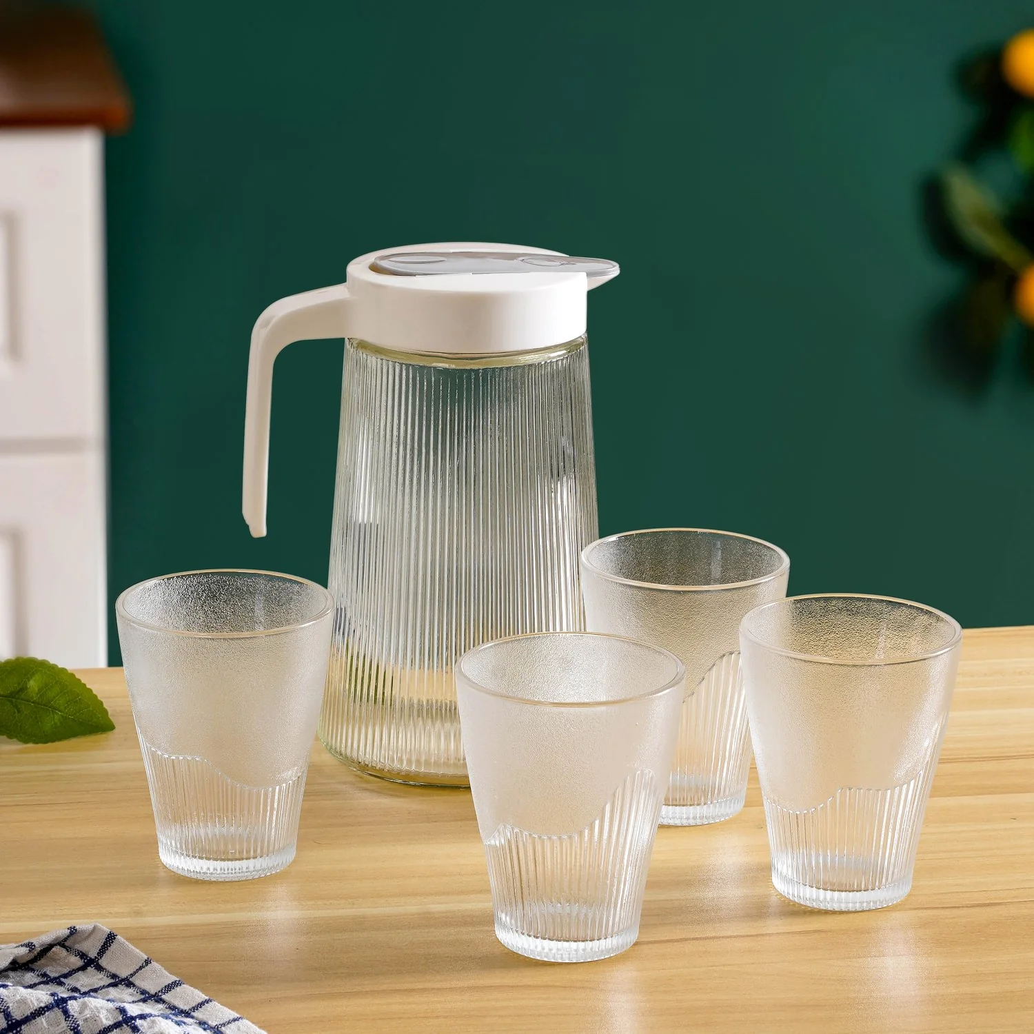 Jug And Glass Set Of 5 - Image 9