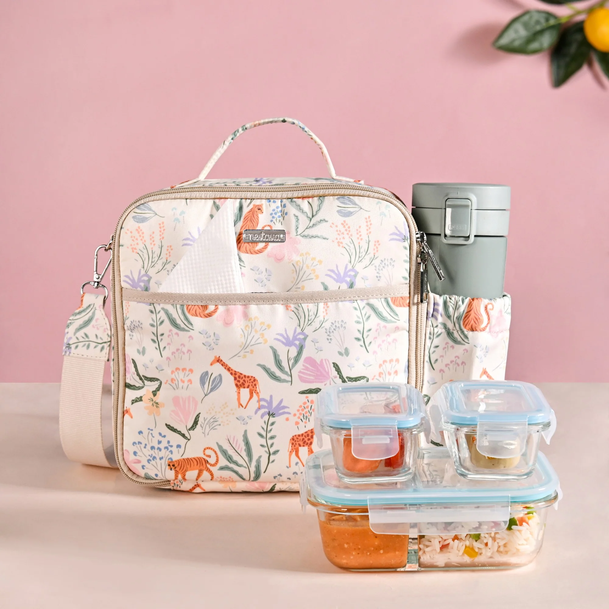 Jungle Safari Insulated Leakproof Lunch Bag - Image 2