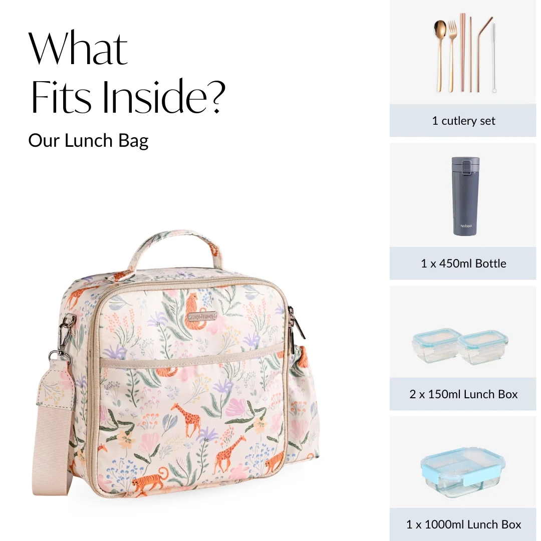 Jungle Safari Insulated Leakproof Lunch Bag - Image 7