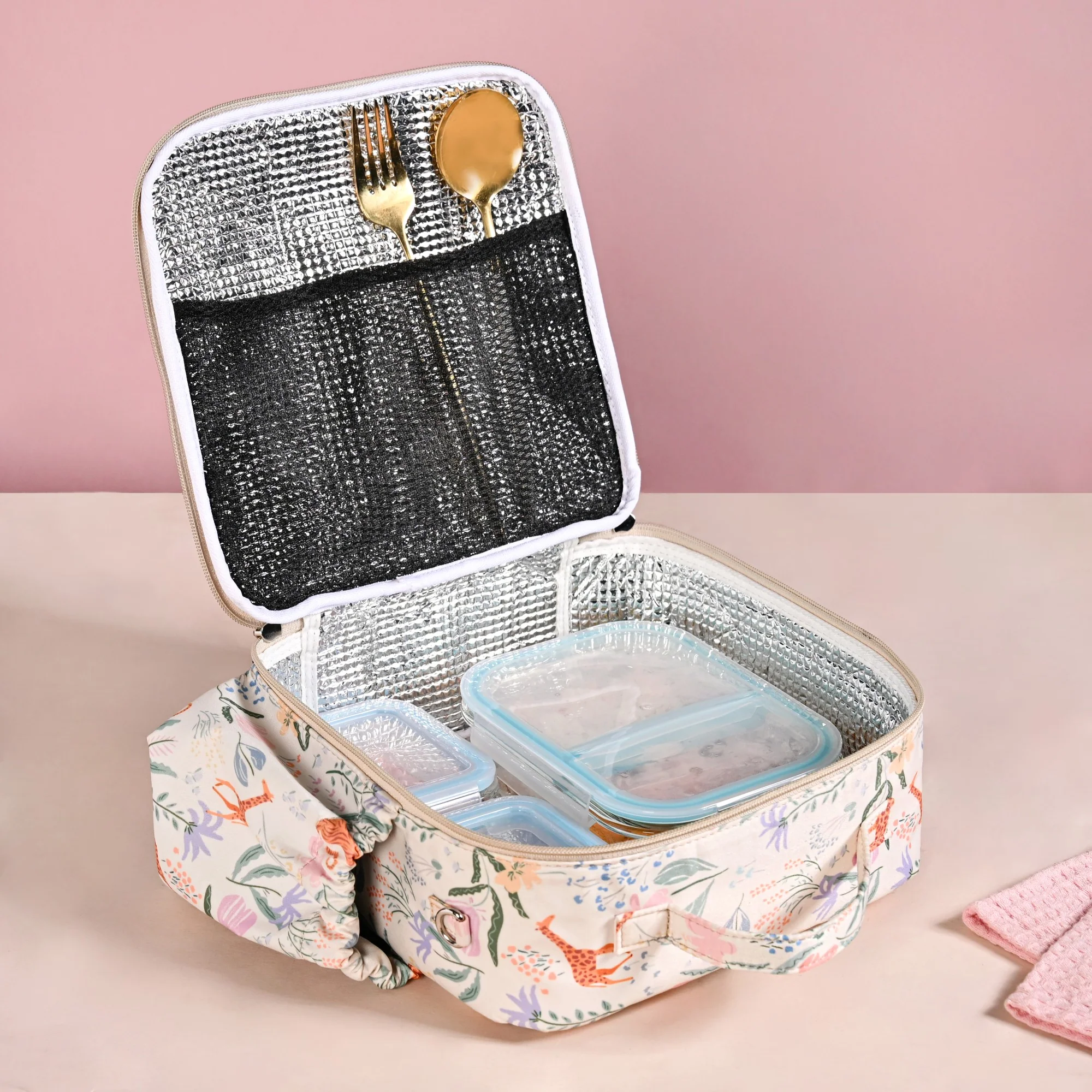 Jungle Safari Insulated Leakproof Lunch Bag - Image 9