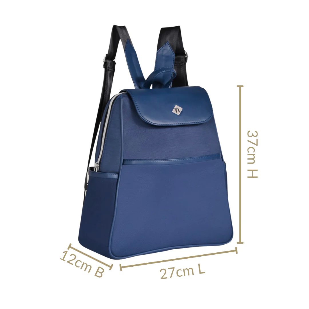 Kaizen Small Travel Backpack Navy Blue - Image 4