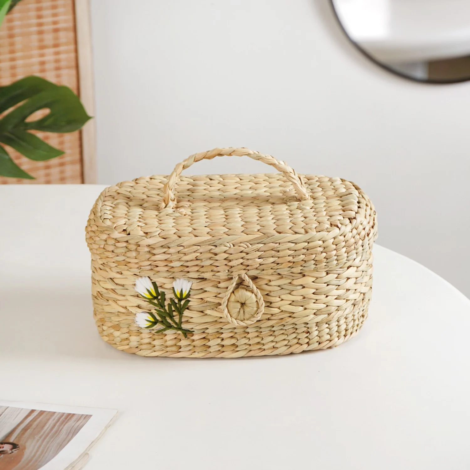 Kauna Grass Storage Basket – Eco-Friendly Handcrafted Organizer - Image 8
