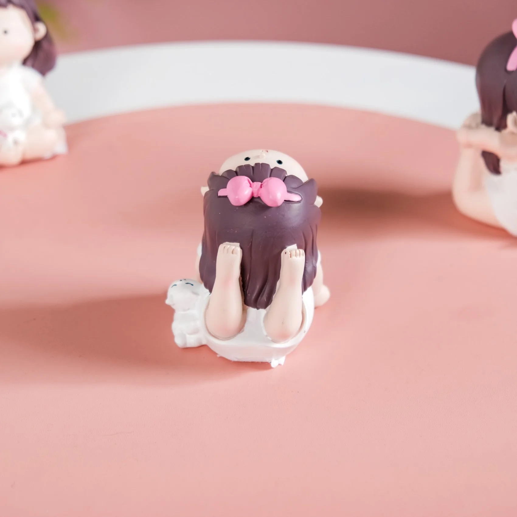 Kawaii Little Girl Yoga Showpiece Set Of 4 - Image 12