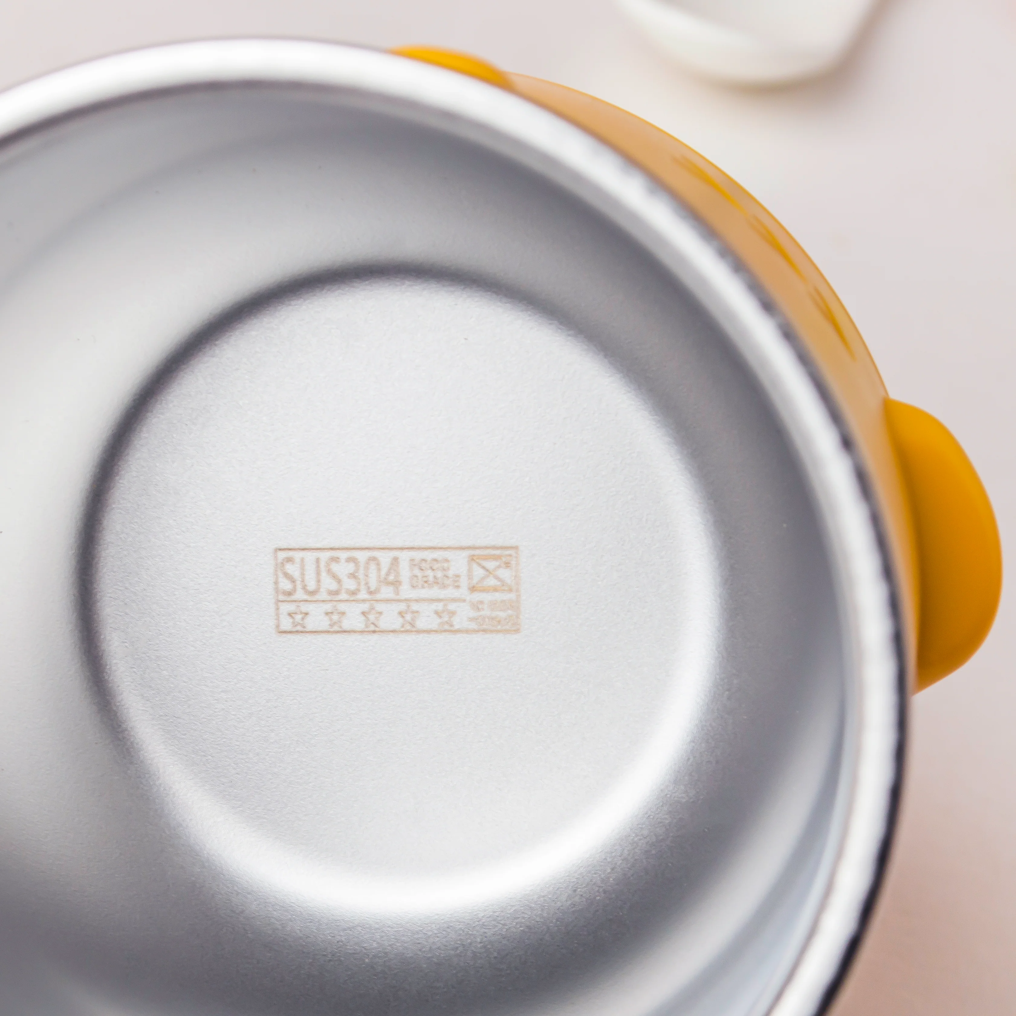 Keep Warm Stainless Steel Feeding Cup Yellow 200 ml - Image 10