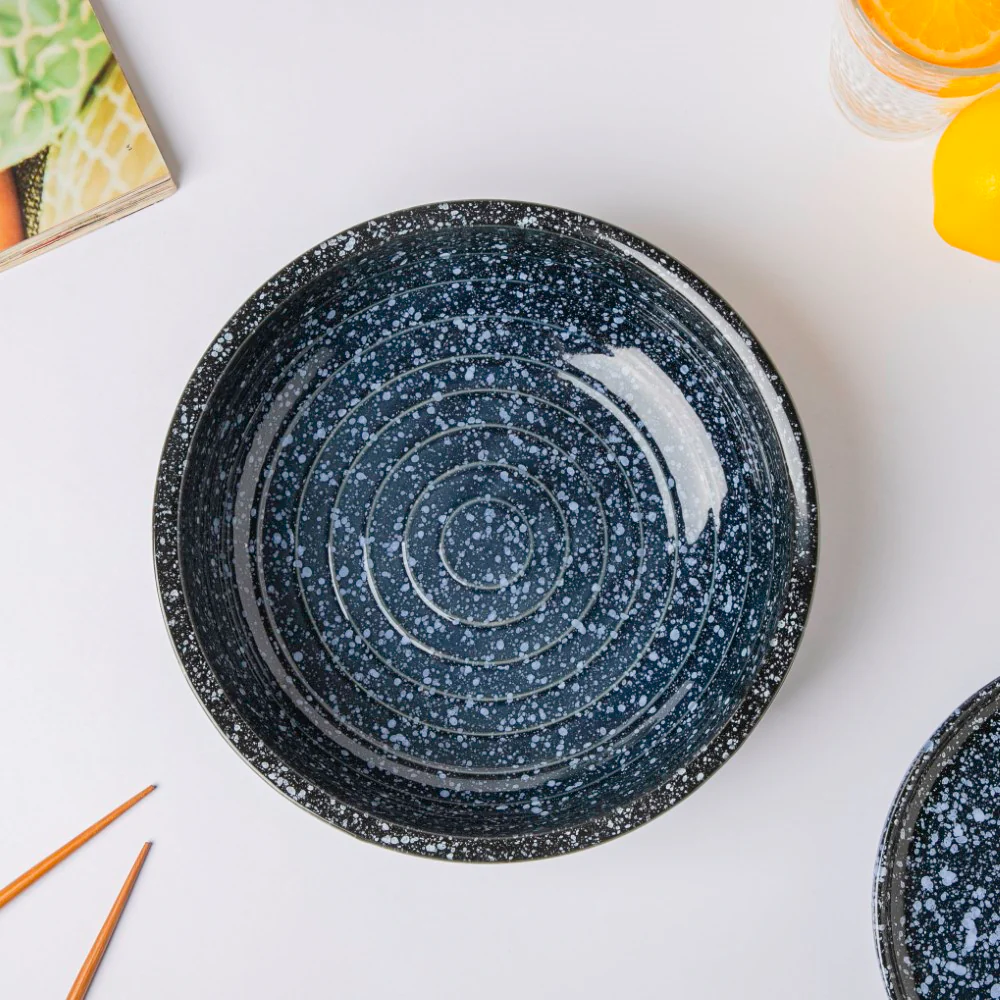 Kimberlite Finish Stone Ceramic Bowl 9 inch 1700 ml - Image 3