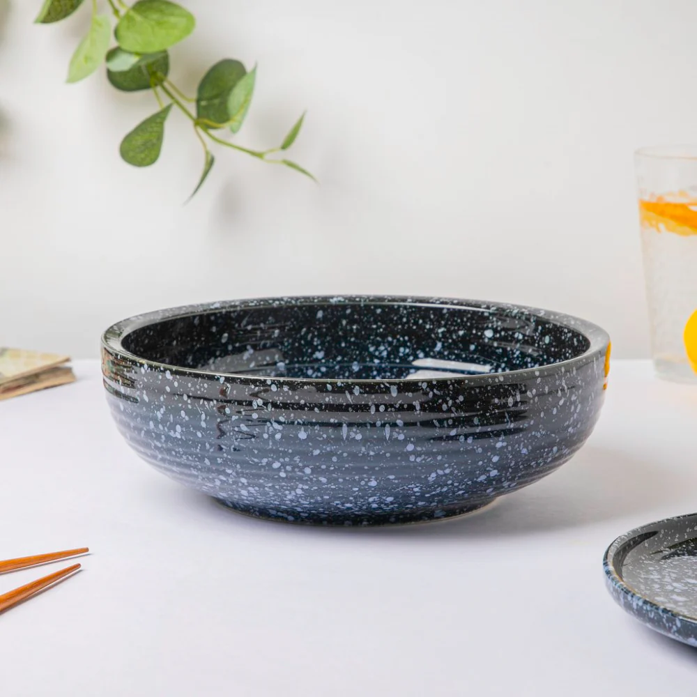 Kimberlite Finish Stone Ceramic Bowl 9 inch 1700 ml - Image 4